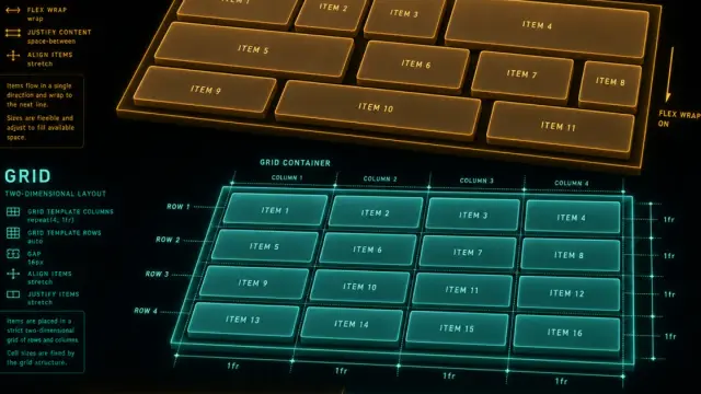 Flexbox vs Grid: When to Use Which CSS Layout System